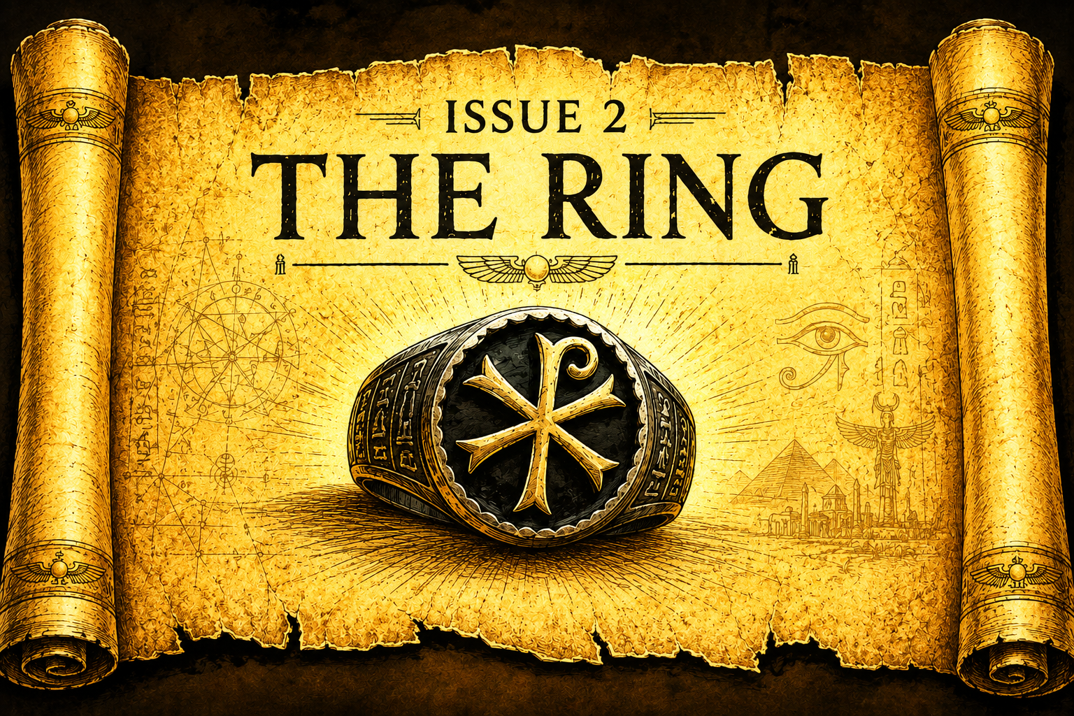 Issue 2 teaser artwork for House of Ra: The Ring